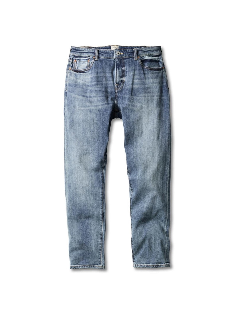 Flint and Tinder Stretch Selvedge Denim Jeans - Light Wash - 33 x 30